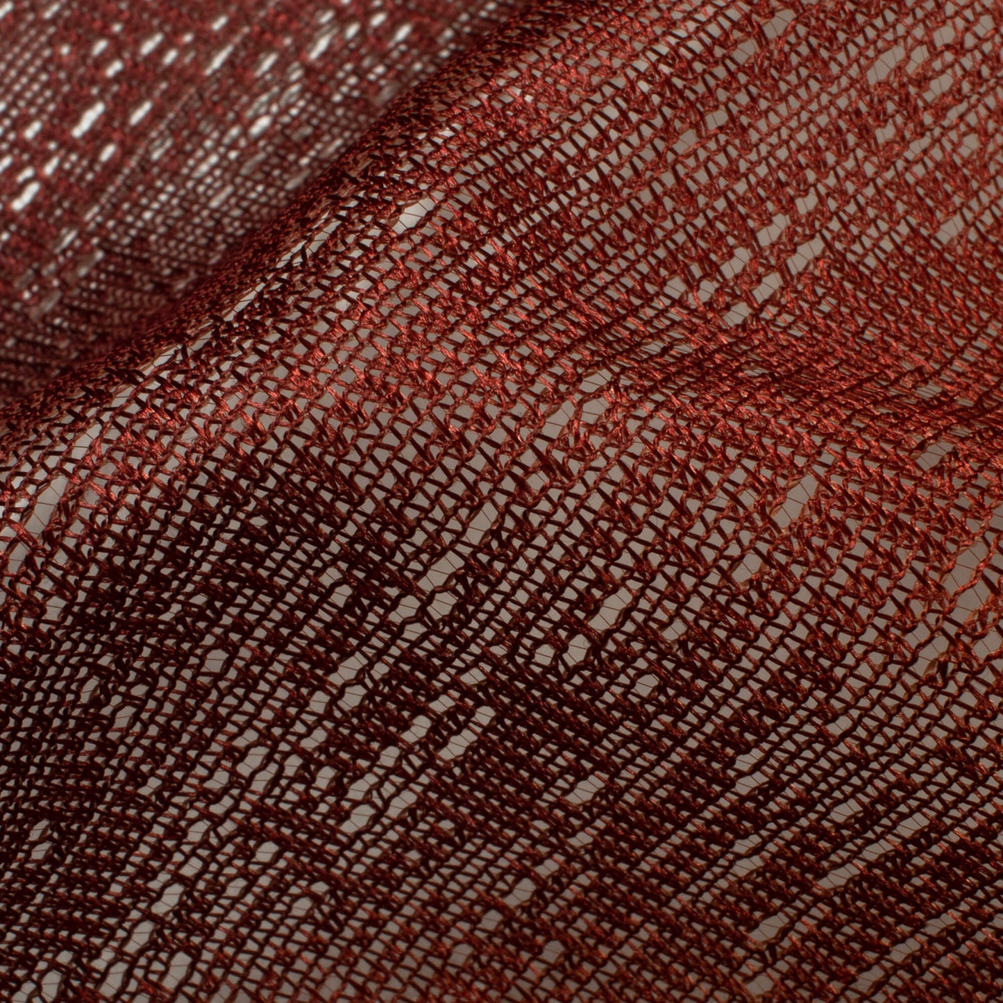 Brown Ombre Pattern Digital Print Raschel Net Fabric (Width 58 Inches)