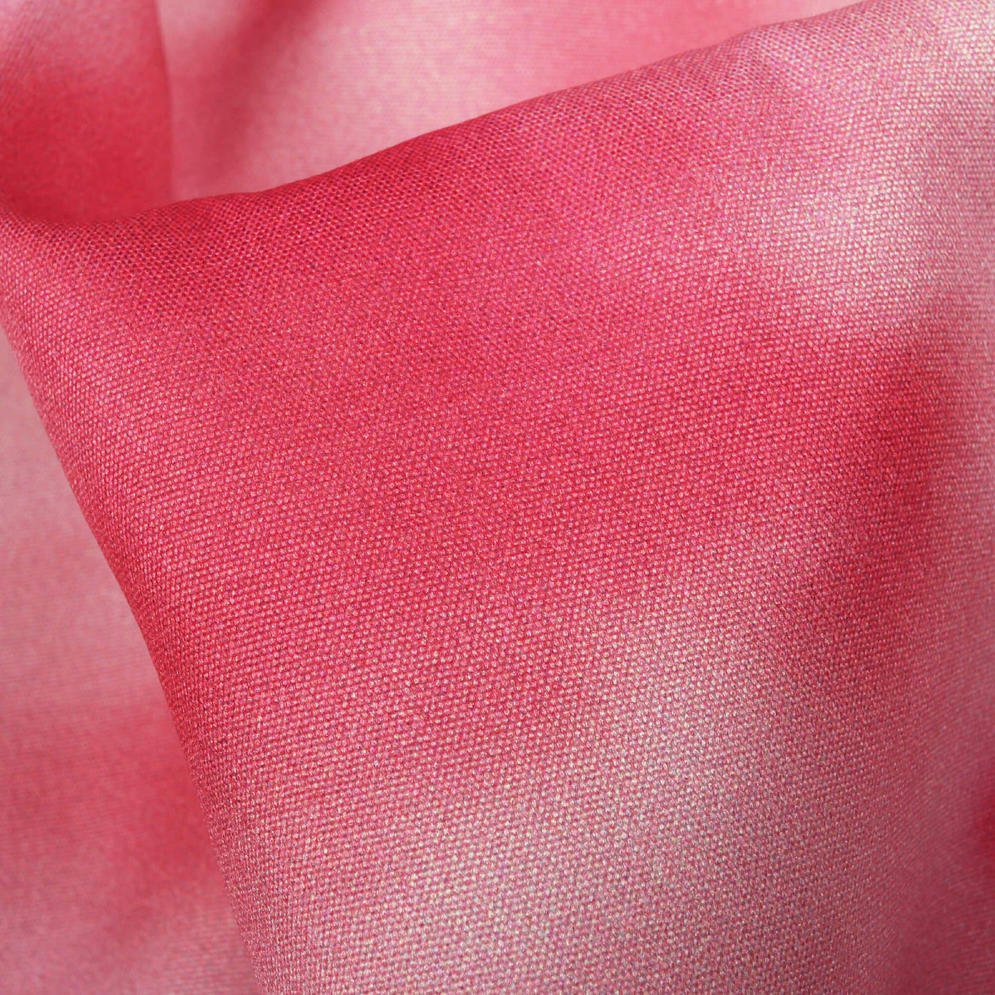 Pink And Green Tie & Dye Pattern Digital Print Poly Micro Crepe Fabric