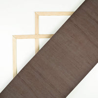 Mocha Brown Texture Pattern Digital Print Organza Satin Fabric