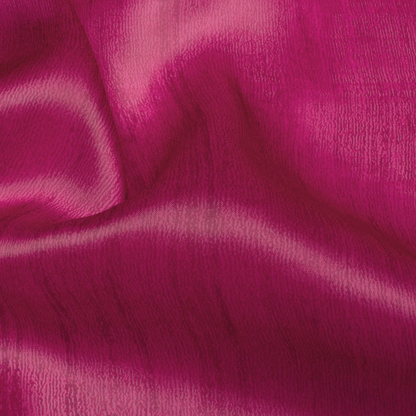 Magenta Pink Texture Pattern Digital Print Organza Satin Fabric