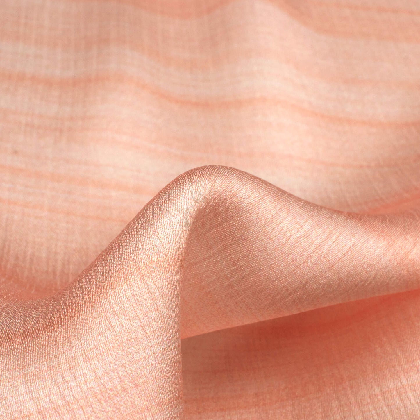 Peach Texture Pattern Digital Print Chiffon Satin Fabric