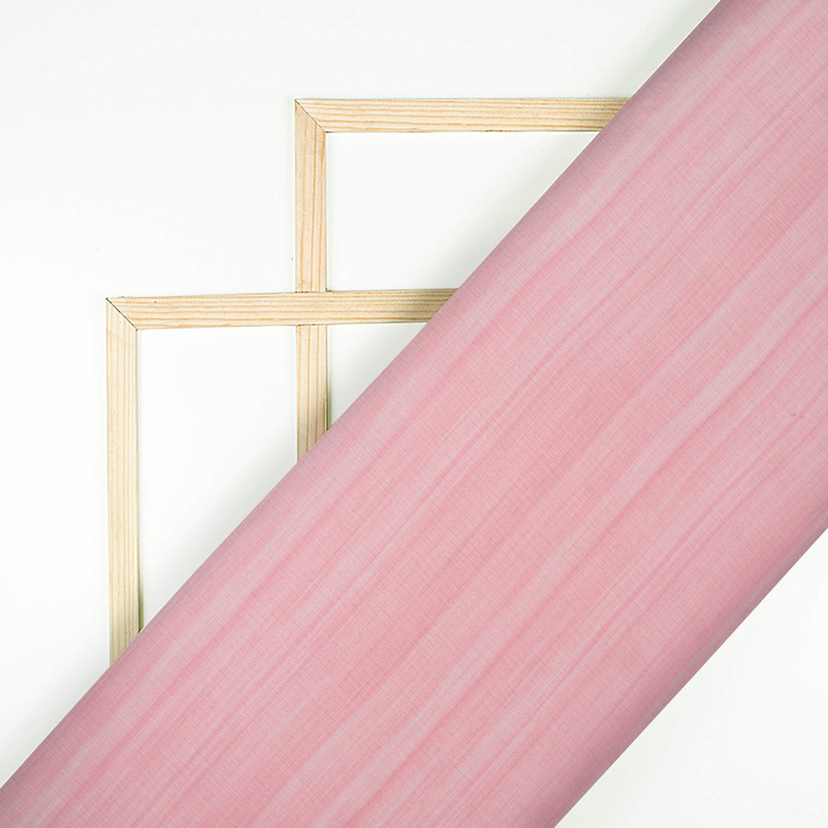 Baby Pink Texture Pattern Digital Print Chiffon Satin Fabric