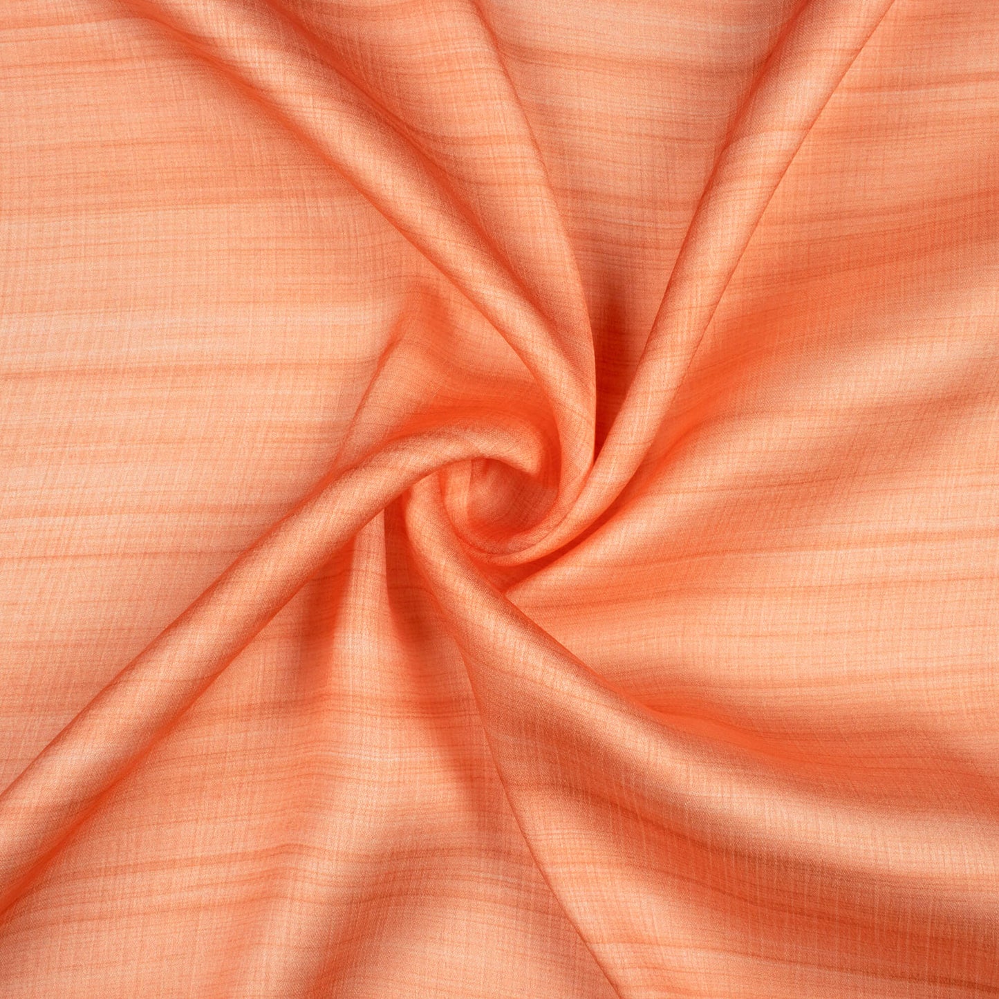Salmon Orange Texture Pattern Digital Print Chiffon Satin Fabric