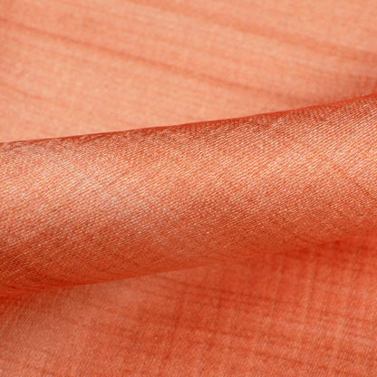 Salmon Orange Texture Pattern Digital Print Chiffon Satin Fabric