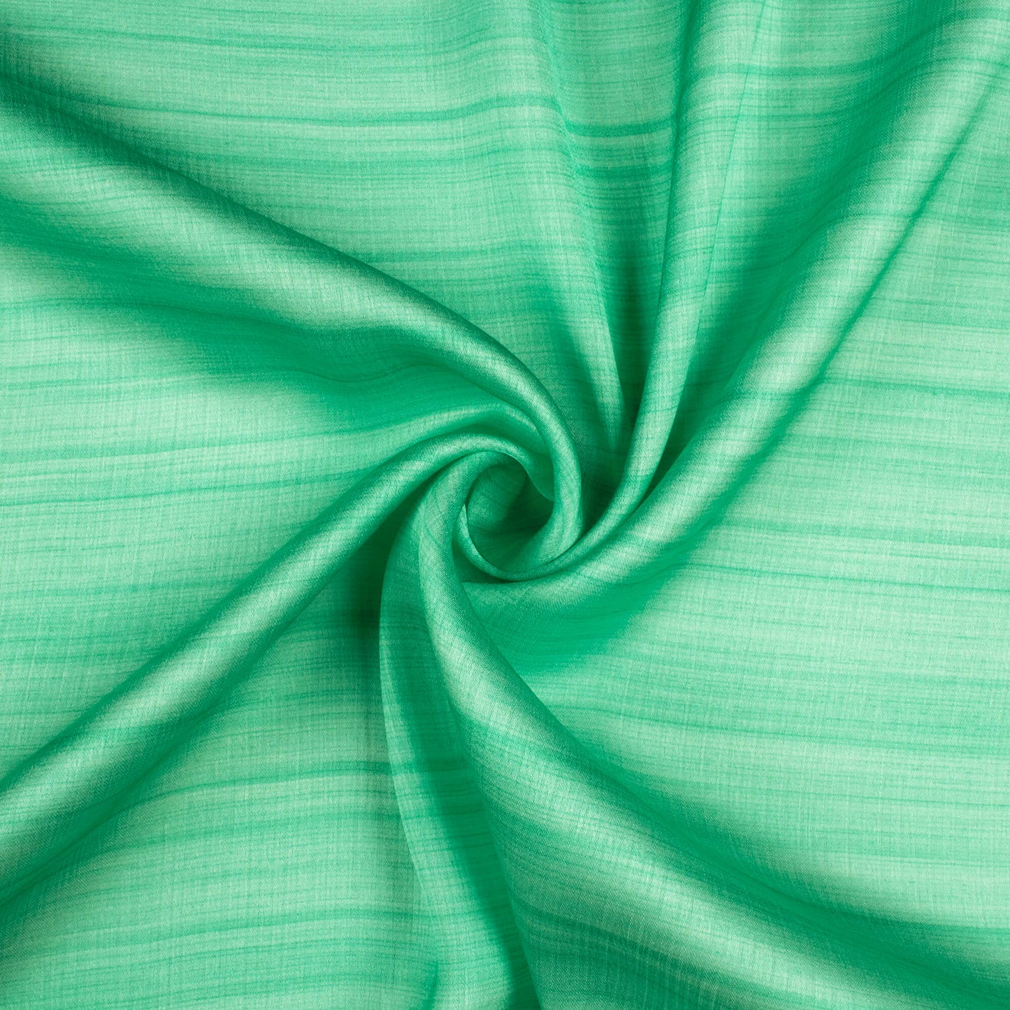 Seaform Green Texture Pattern Digital Print Chiffon Satin Fabric