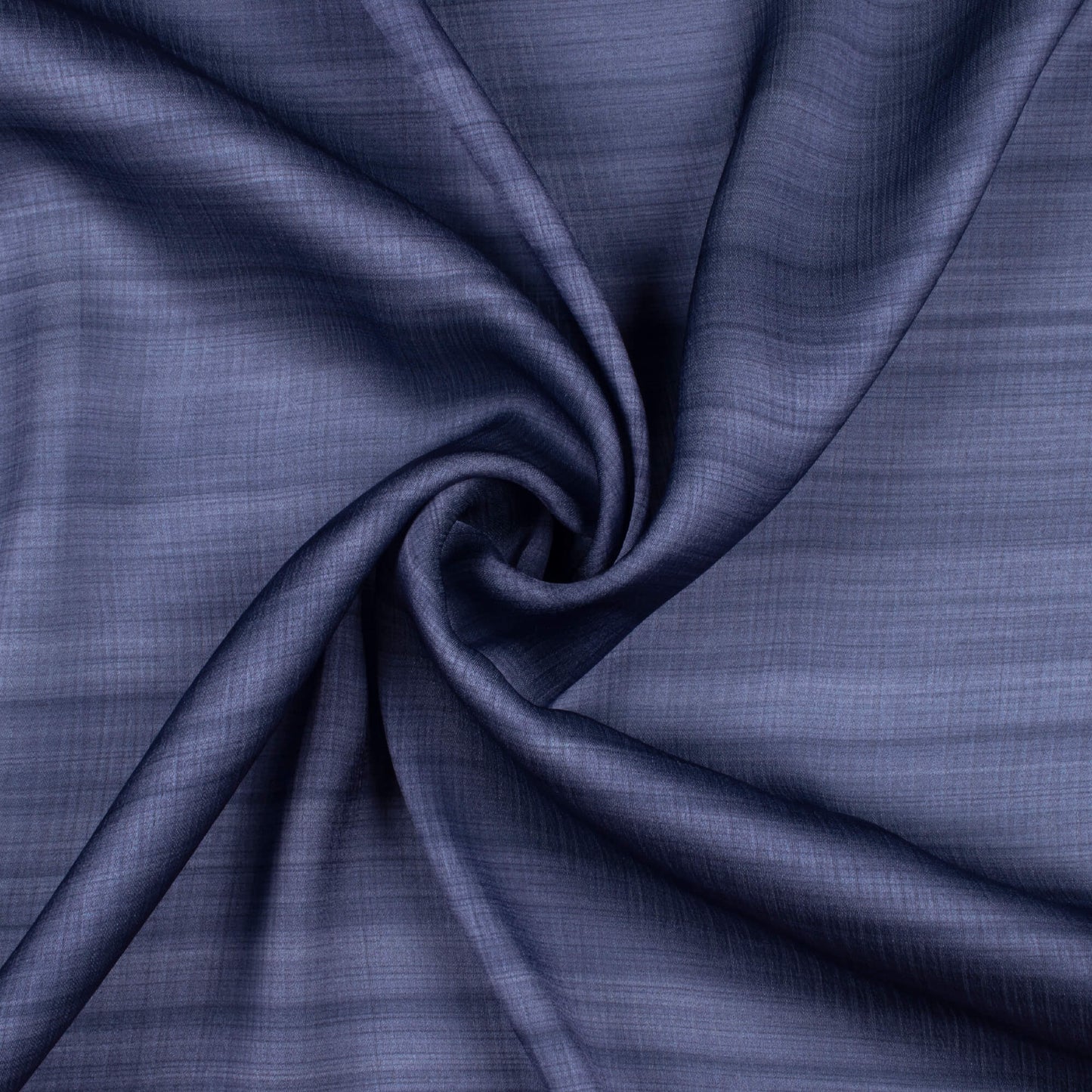 Independence Blue Texture Pattern Digital Print Chiffon Satin Fabric