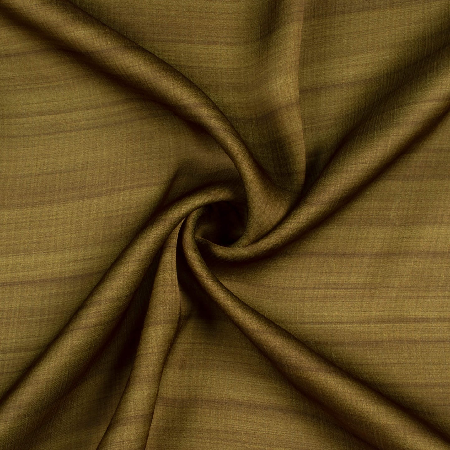 Olive Green Texture Pattern Digital Print Chiffon Satin Fabric