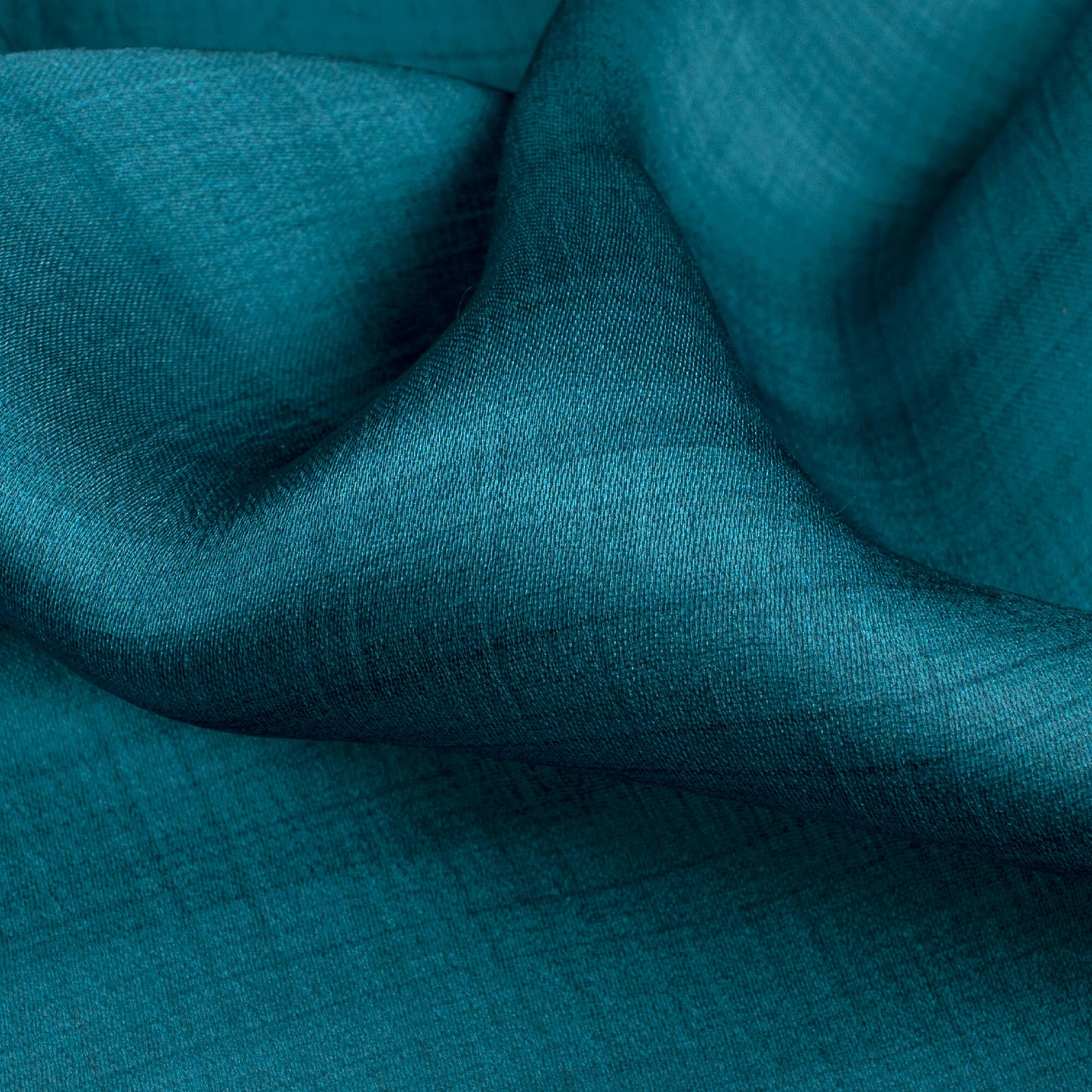 Lagoon Blue Texture Pattern Digital Print Chiffon Satin Fabric