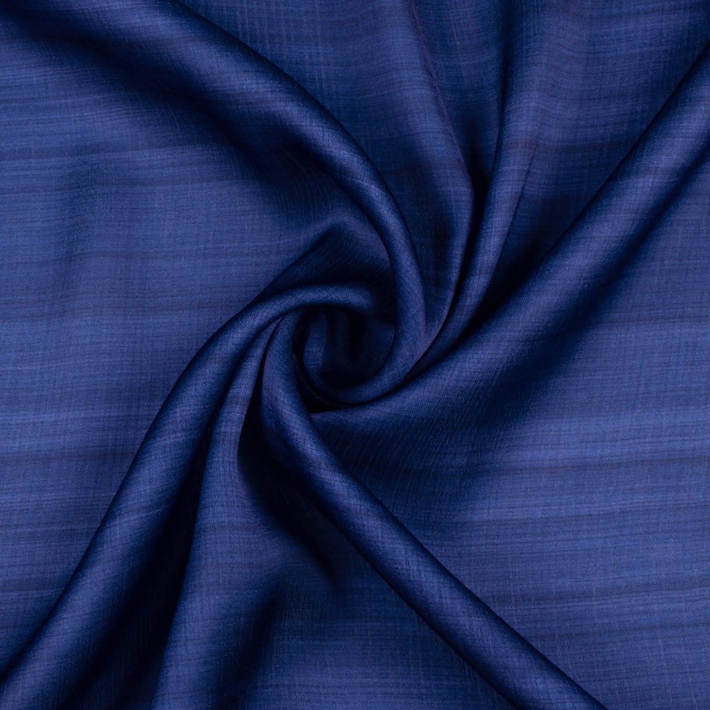 Prussian Blue Texture Pattern Digital Print Chiffon Satin Fabric