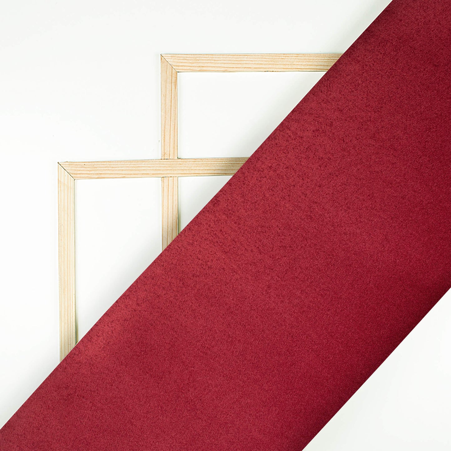 Maroon Plain Charmeous Satin Fabric (Width 58 Inches)