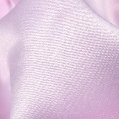 Lace Pink Plain Butter Silk Satin Fabric (Width 58 Inches)