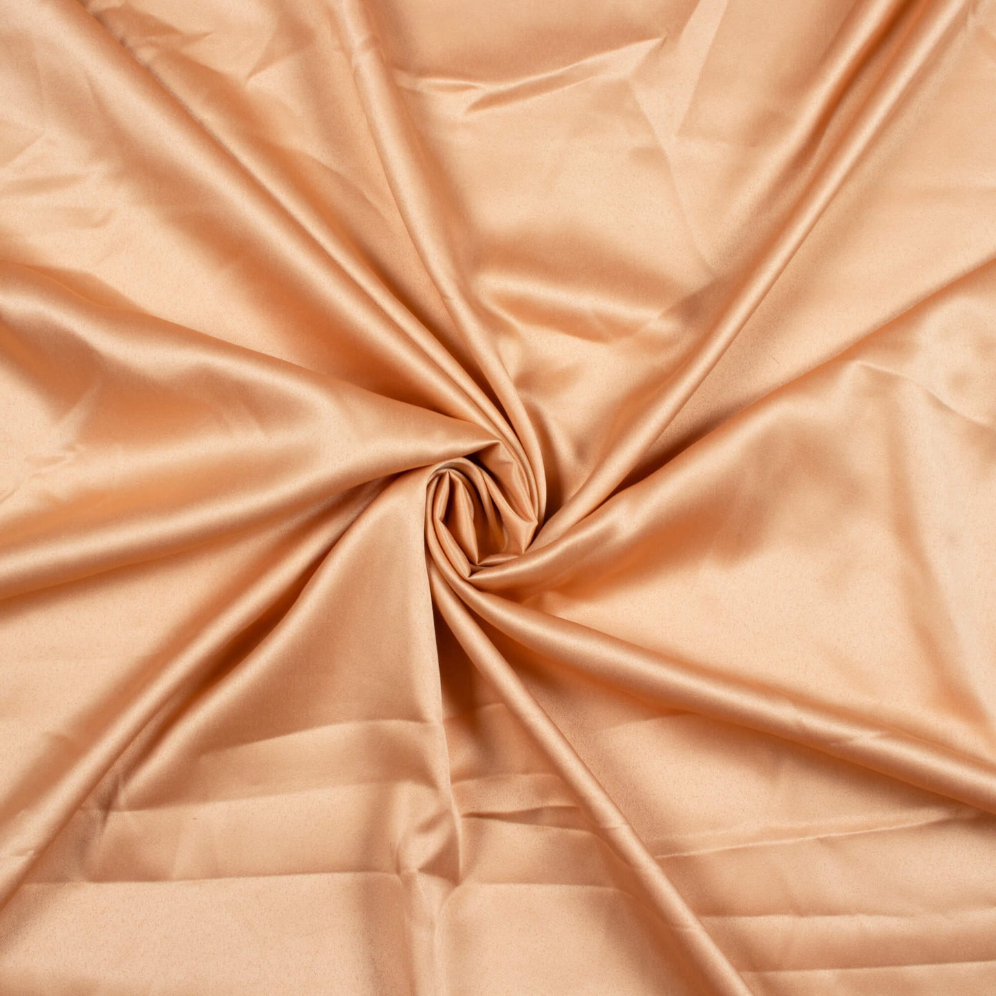 Lion Brown Plain Butter Silk Satin Fabric (Width 58 Inches)