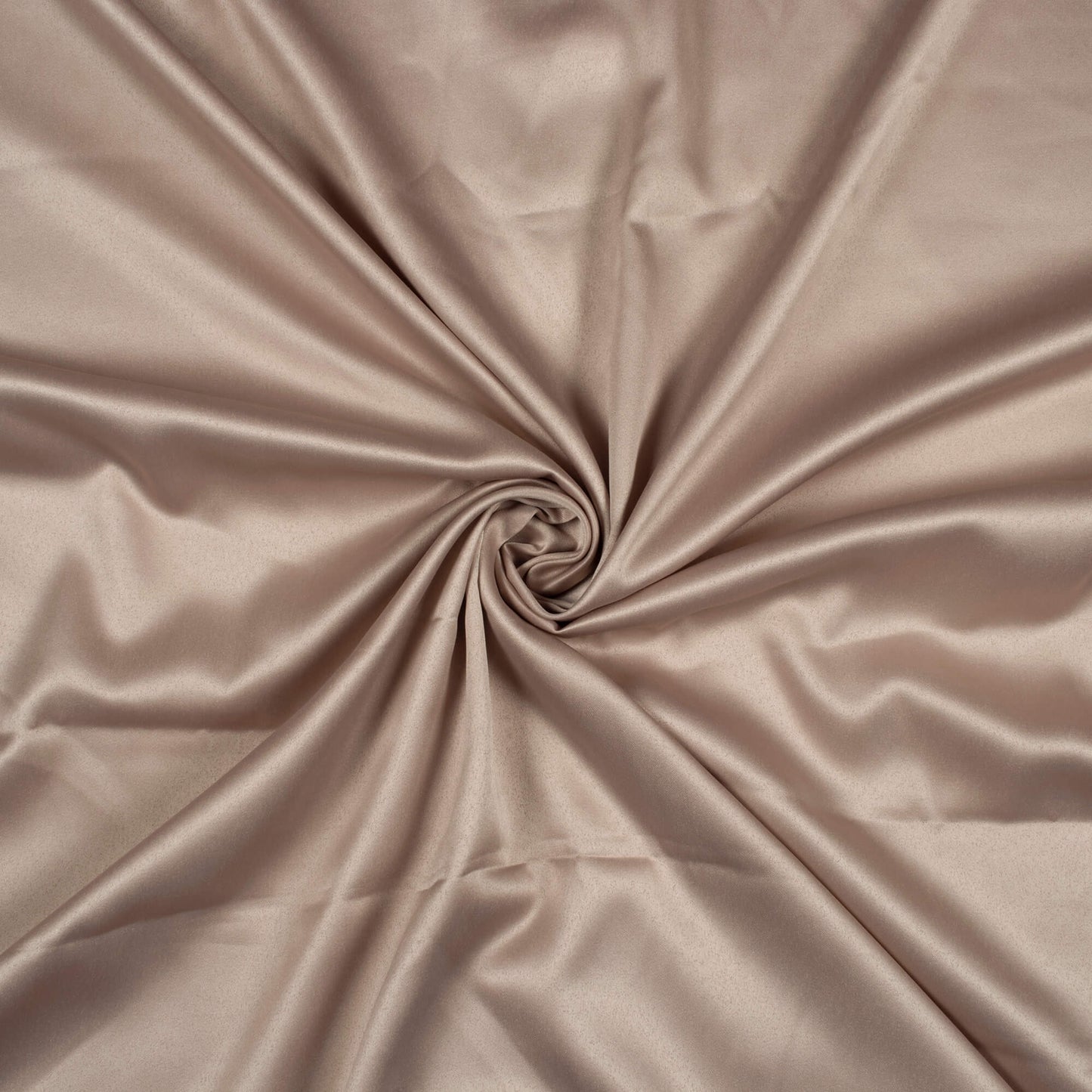 Light Brown Plain Charmeuse Satin Fabric (Width 58 Inches)
