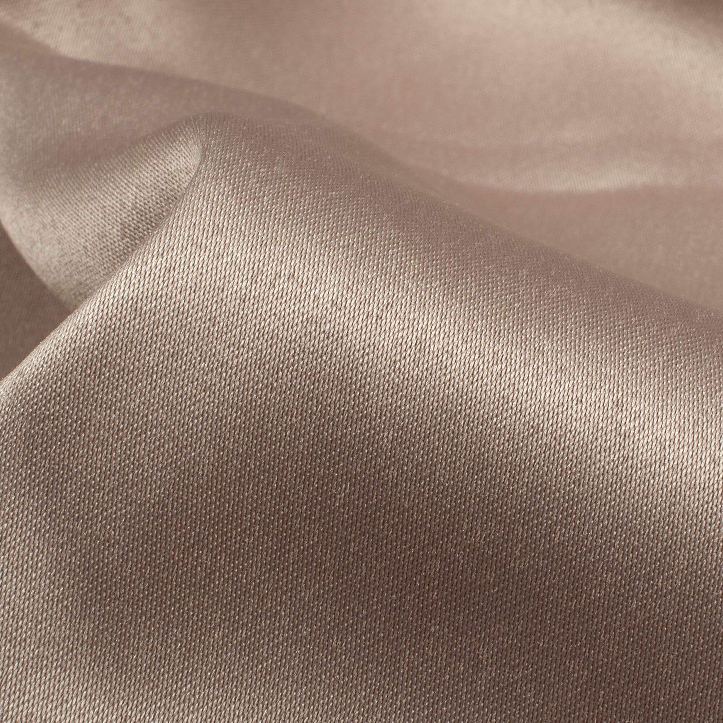 Light Brown Plain Charmeuse Satin Fabric (Width 58 Inches)