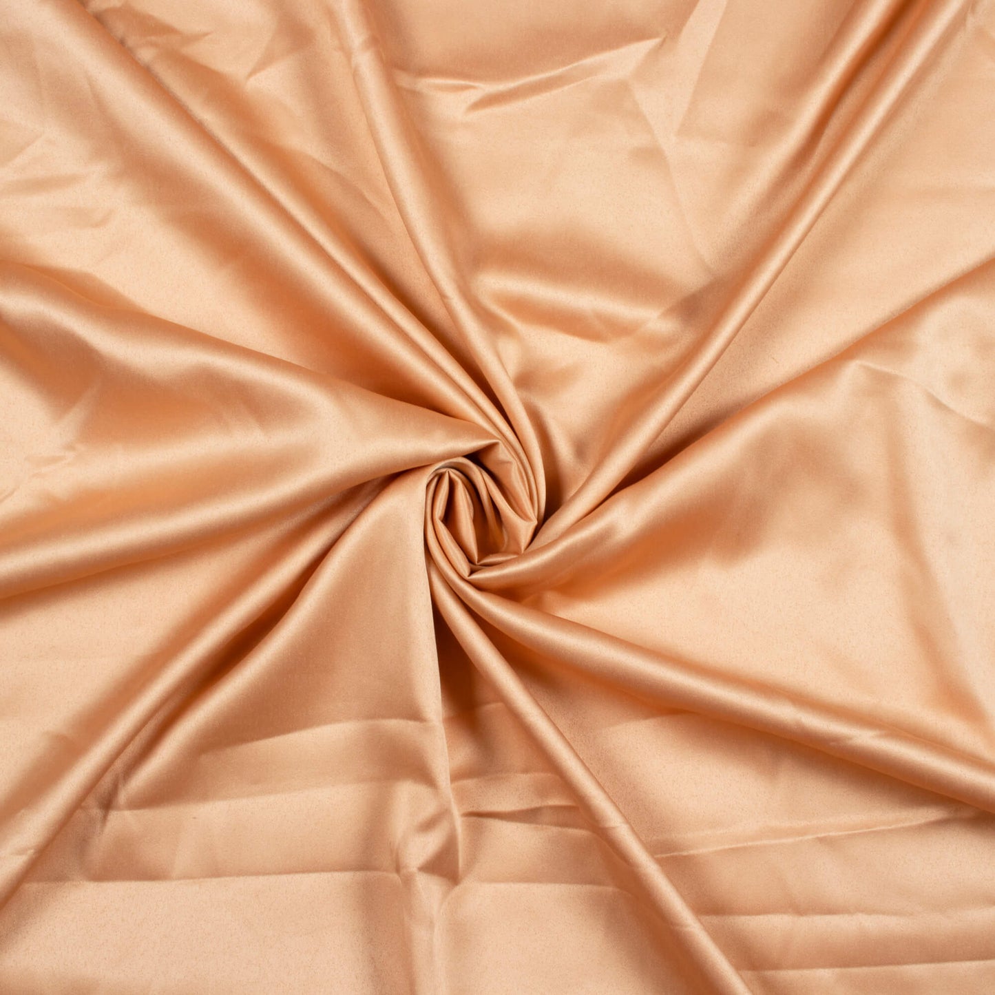 Lion Brown Plain Charmeuse Satin Fabric (Width 58 Inches)
