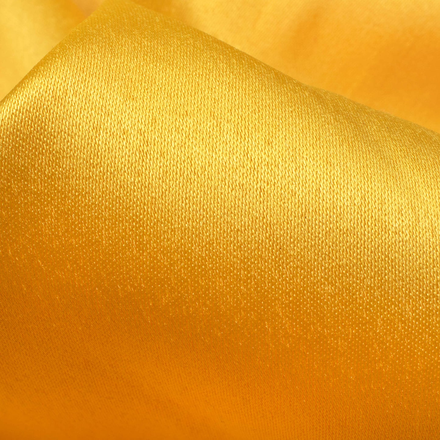 Butter Yellow Plain Charmeuse Satin Fabric (Width 58 Inches)