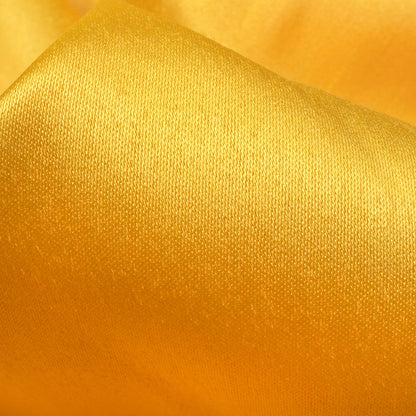 Butter Yellow Plain Charmeuse Satin Fabric (Width 58 Inches)