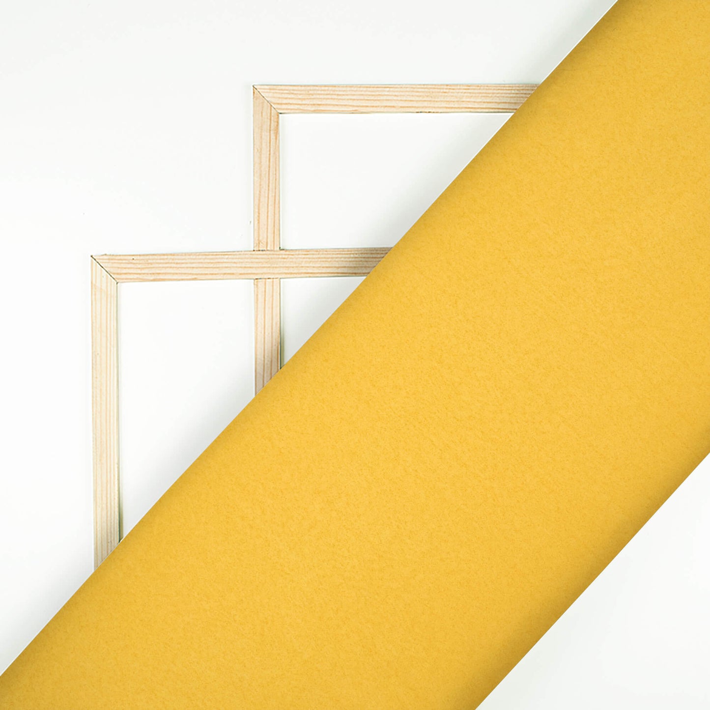 Butter Yellow Plain Charmeuse Satin Fabric (Width 58 Inches)