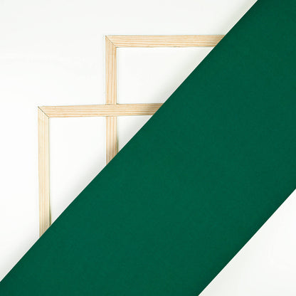 Dartmouth Green Plain Poly Rayon Fabric