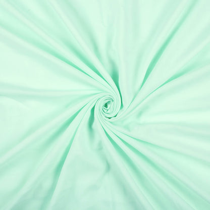 Mint Green Plain Poly Rayon Fabric