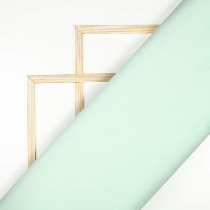 Mint Green Plain Poly Rayon Fabric