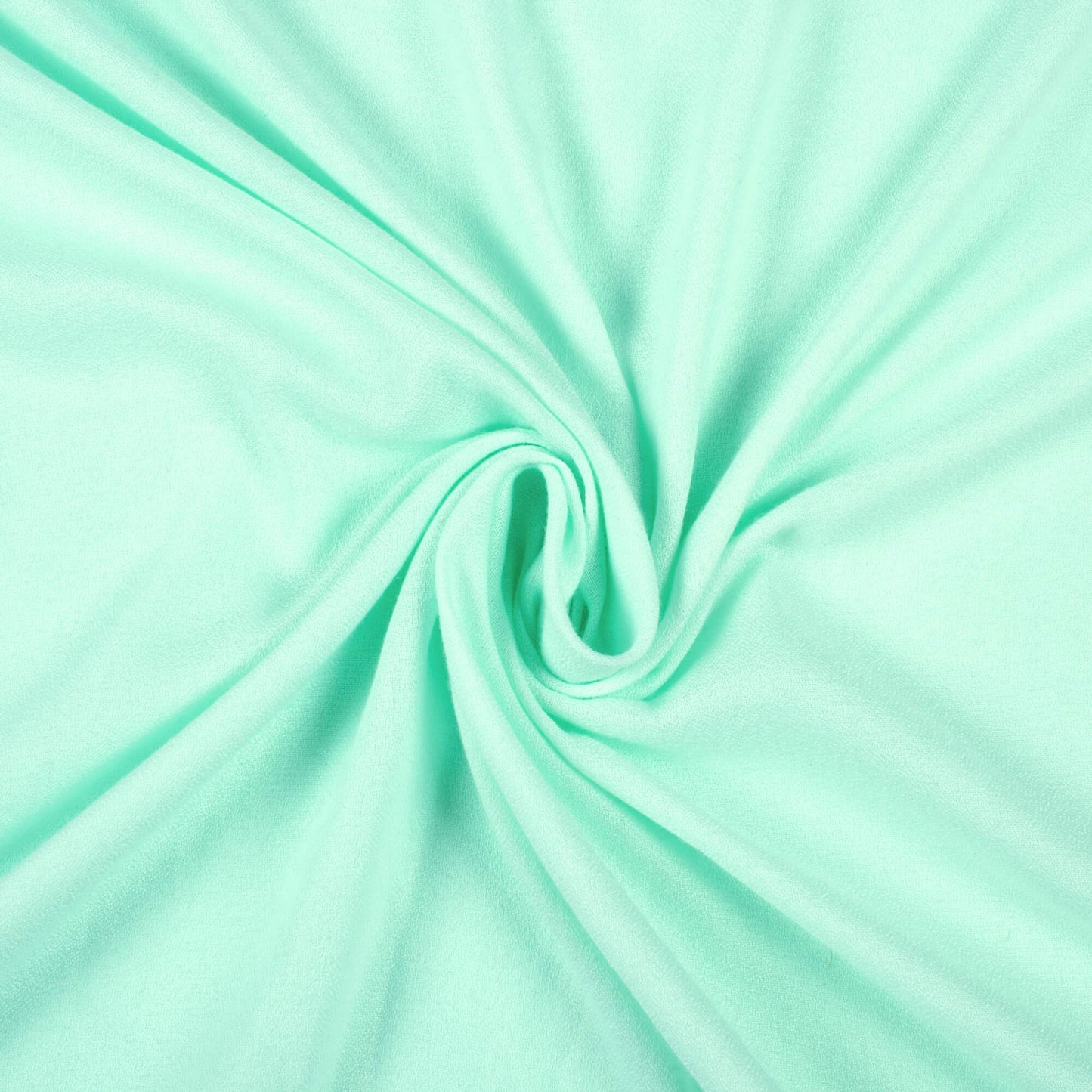 Mint Green Plain Moss Crepe Fabric