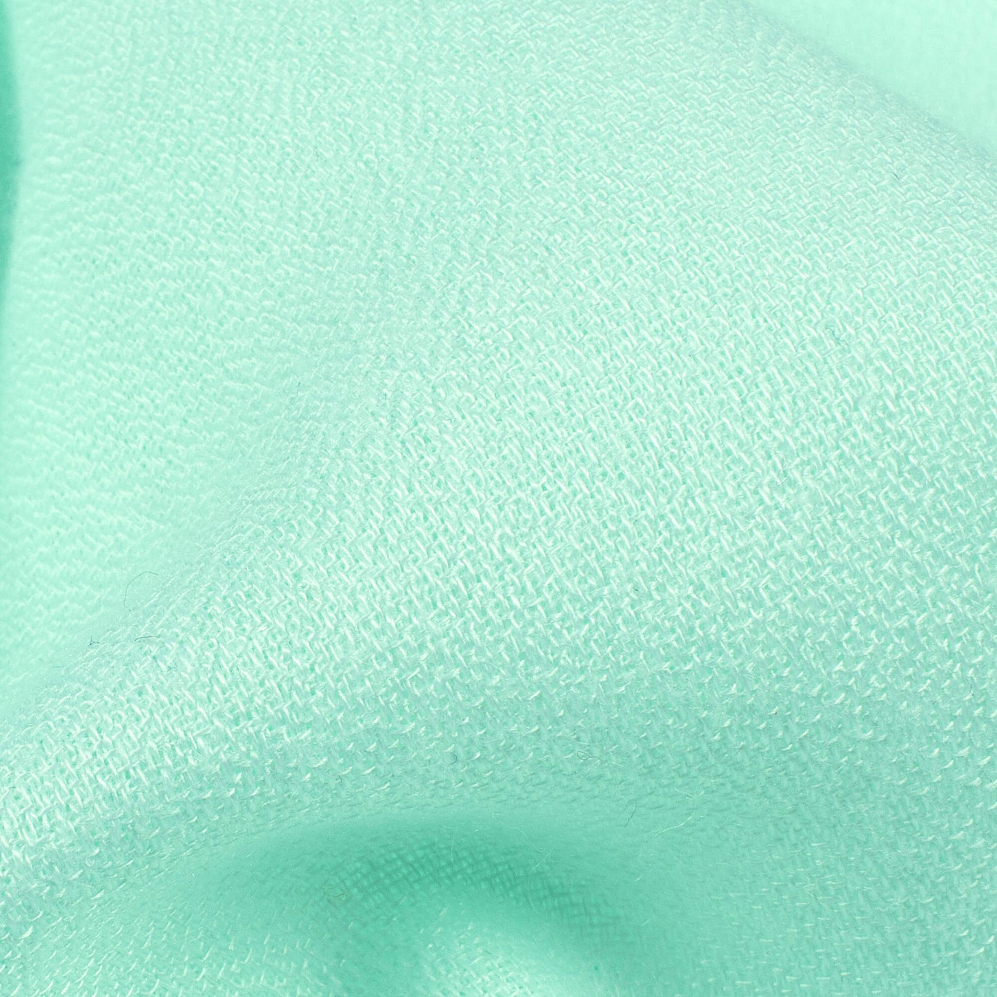 Mint Green Plain Moss Crepe Fabric