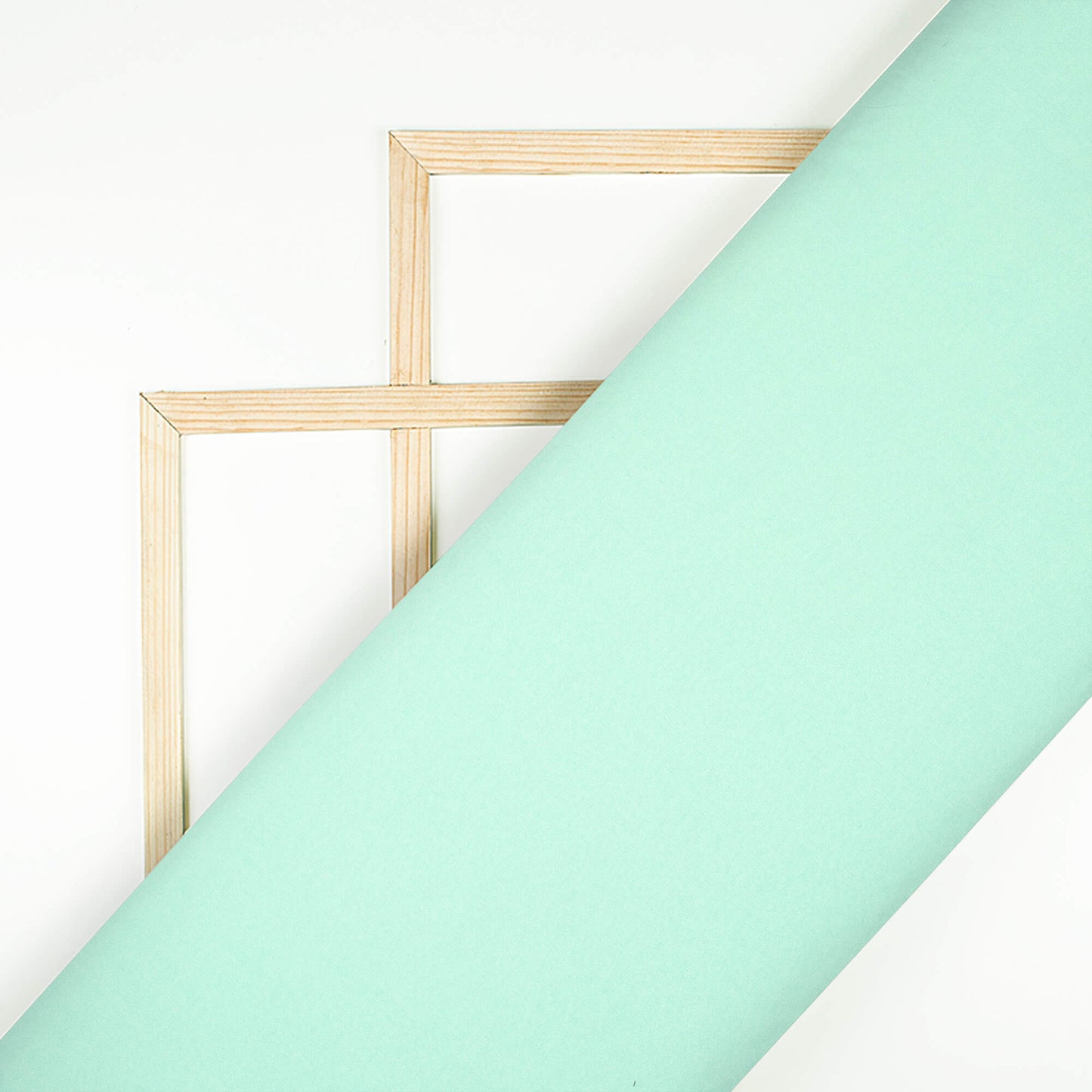 Mint Green Plain Moss Crepe Fabric