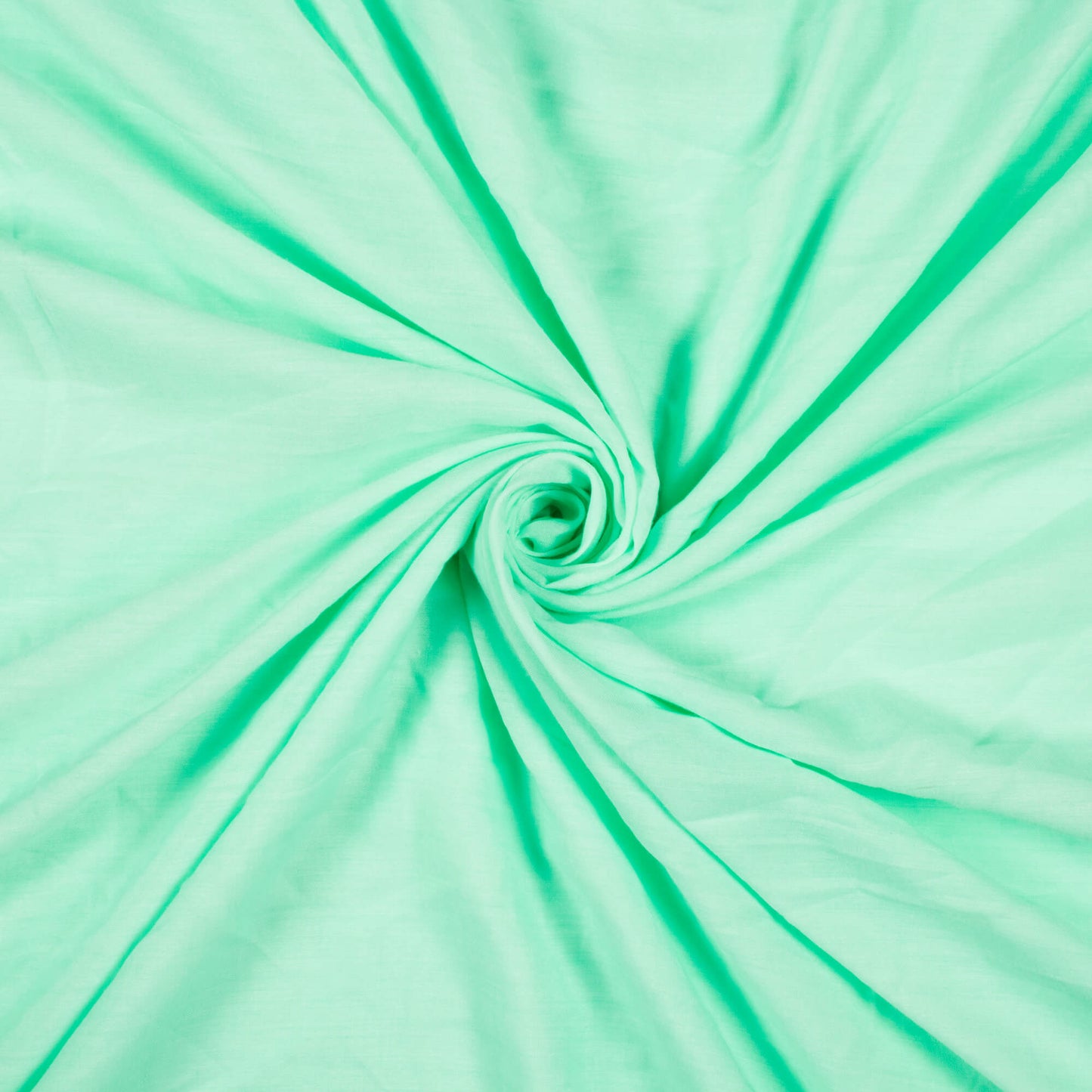 Mint Green Plain Poly Muslin Fabric