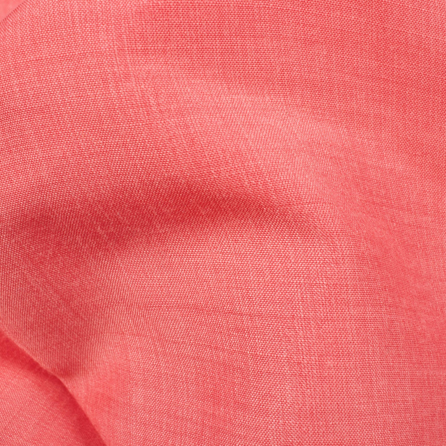 Salmon Pink Plain Poly Muslin Fabric