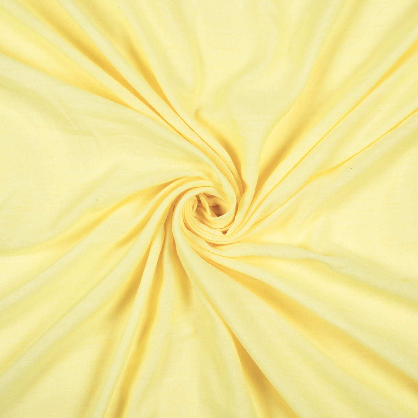 Pastel Yellow Plain Poly Muslin Fabric
