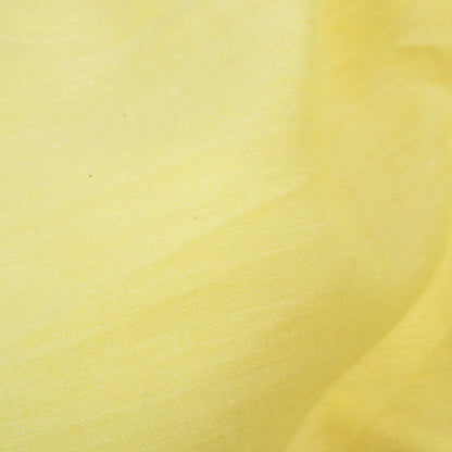 Pastel Yellow Plain Poly Muslin Fabric