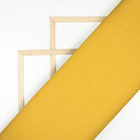 Bumblebee Yellow Plain Poly Muslin Fabric