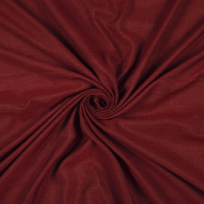 Maroon Plain Poly Muslin Fabric