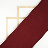 Maroon Plain Poly Muslin Fabric