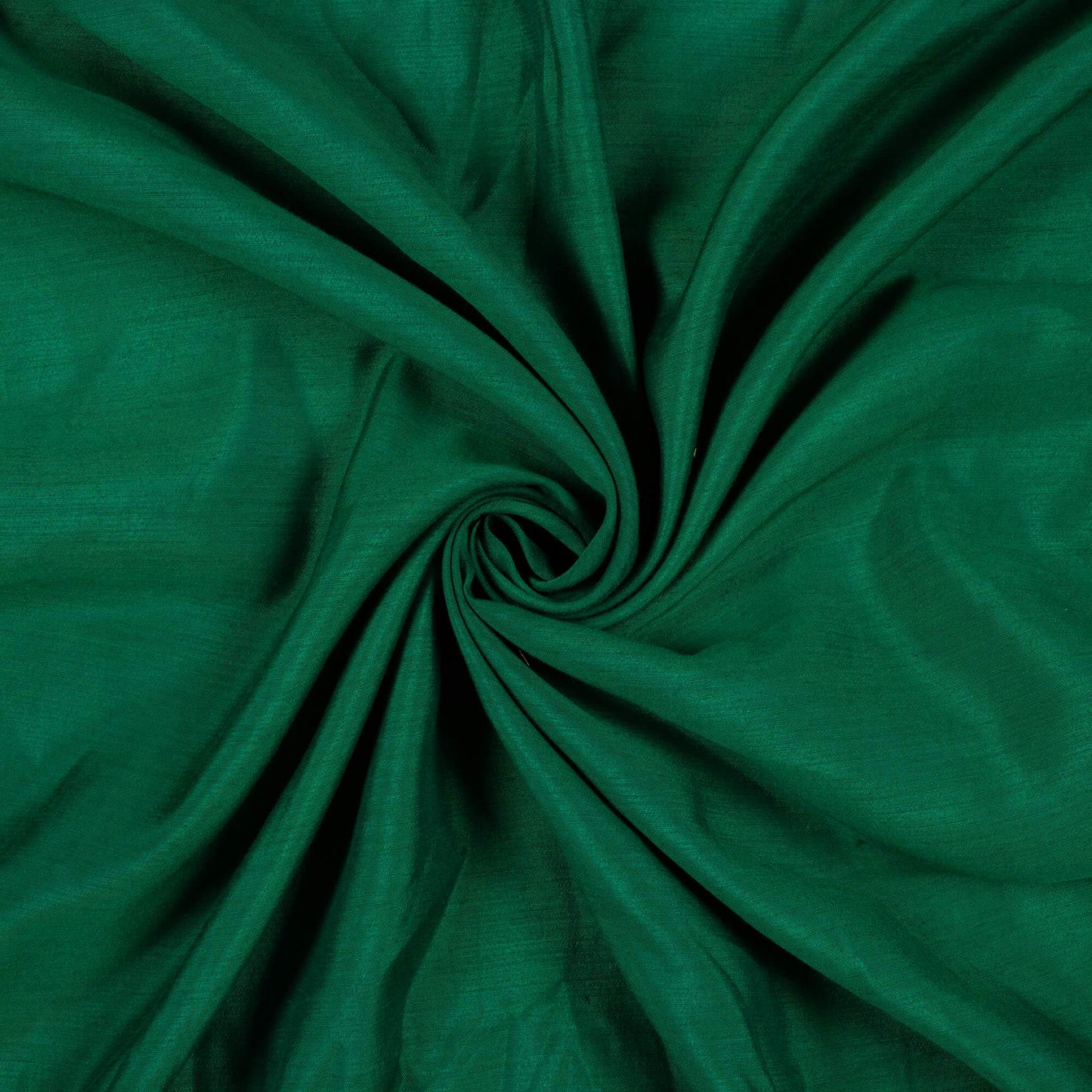 (Cut Piece 0.8 Mtr) Dartmouth Green Plain Chanderi Fabric