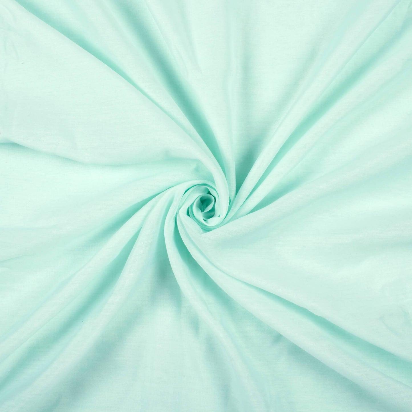 (Cut Piece 1 Mtr) Mint Green Plain Chanderi Fabric