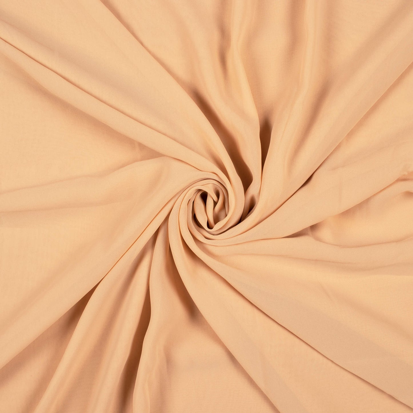 Lion Brown Plain Georgette Fabric
