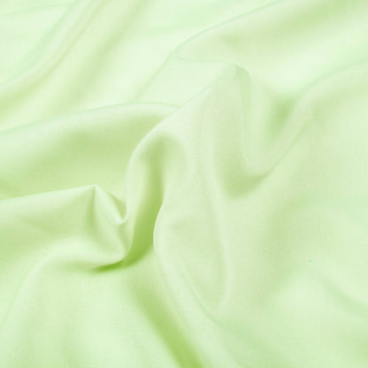Tea Green Plain Butter Crepe Fabric