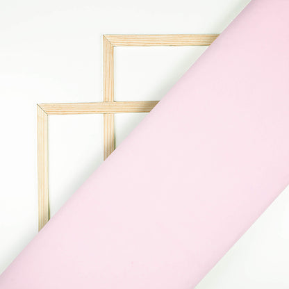 Lace Pink Plain Lining Butter Crepe Fabric