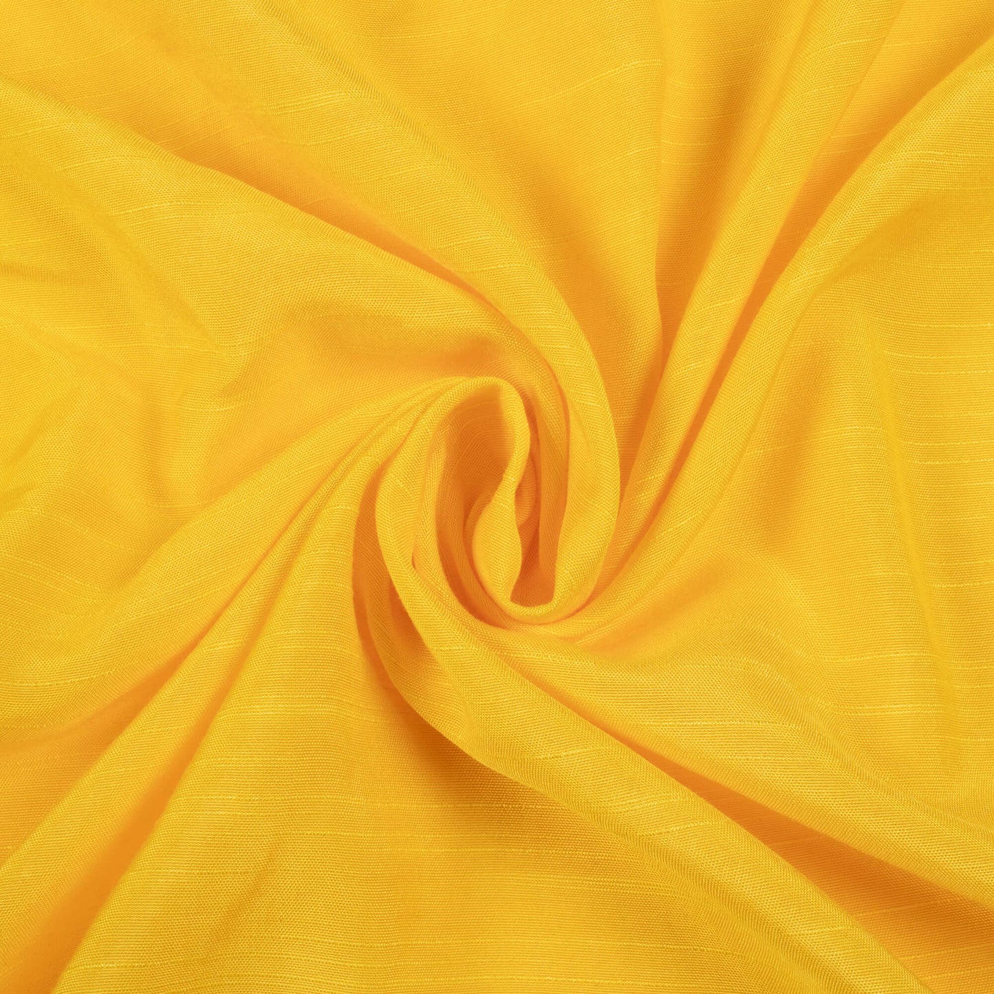 Cyber Yellow Plain Viscose Muga Silk Fabric