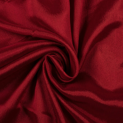 Maroon Plain Viscose Chinnon Chiffon Fabric