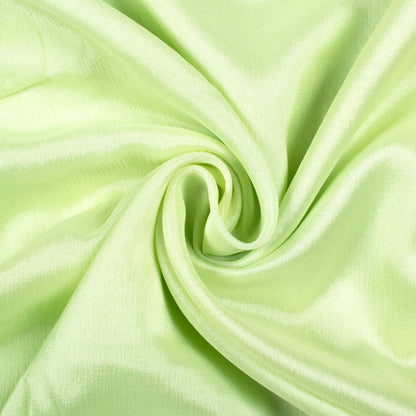 Mint Green Plain Viscose Chinnon Chiffon Fabric