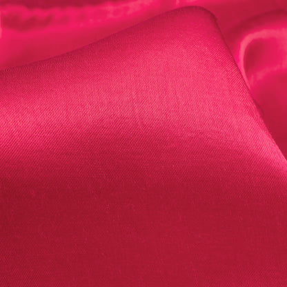 Deep Pink Plain Viscose Gaji Silk Fabric