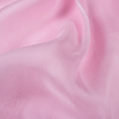 Lace Pink Plain Viscose Paper Silk Fabric
