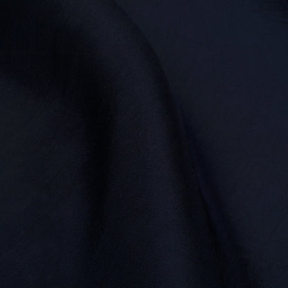 Navy Blue Plain Viscose Paper Silk Fabric