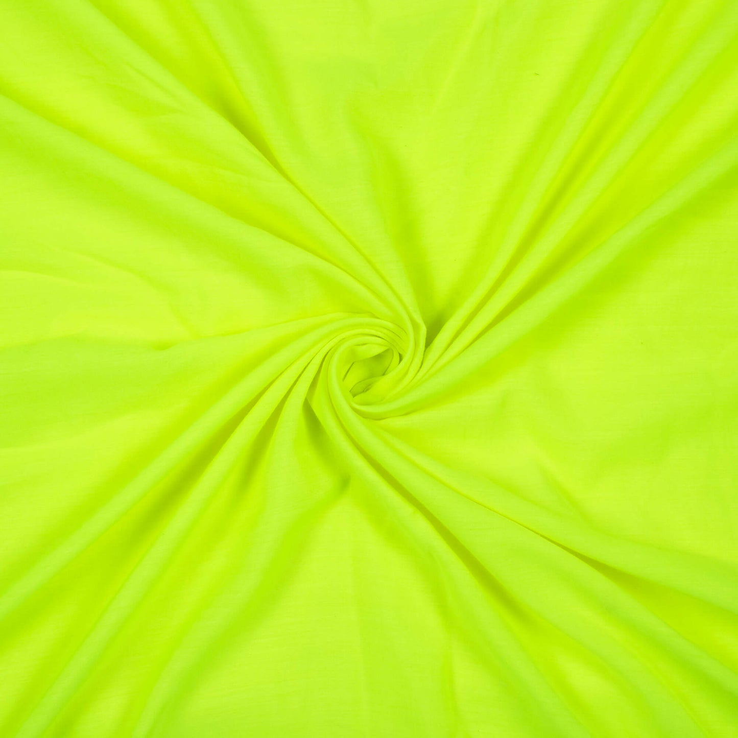 Fluorescent Yellow Plain Neon Butter Crepe Fabric