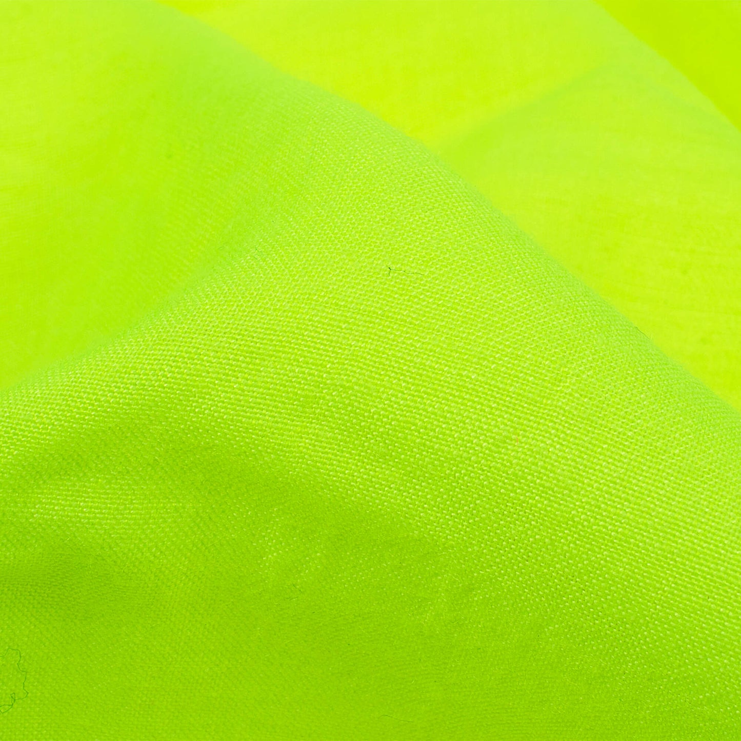 Fluorescent Yellow Plain Neon Butter Crepe Fabric