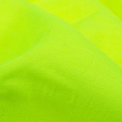 Fluorescent Yellow Plain Neon Butter Crepe Fabric
