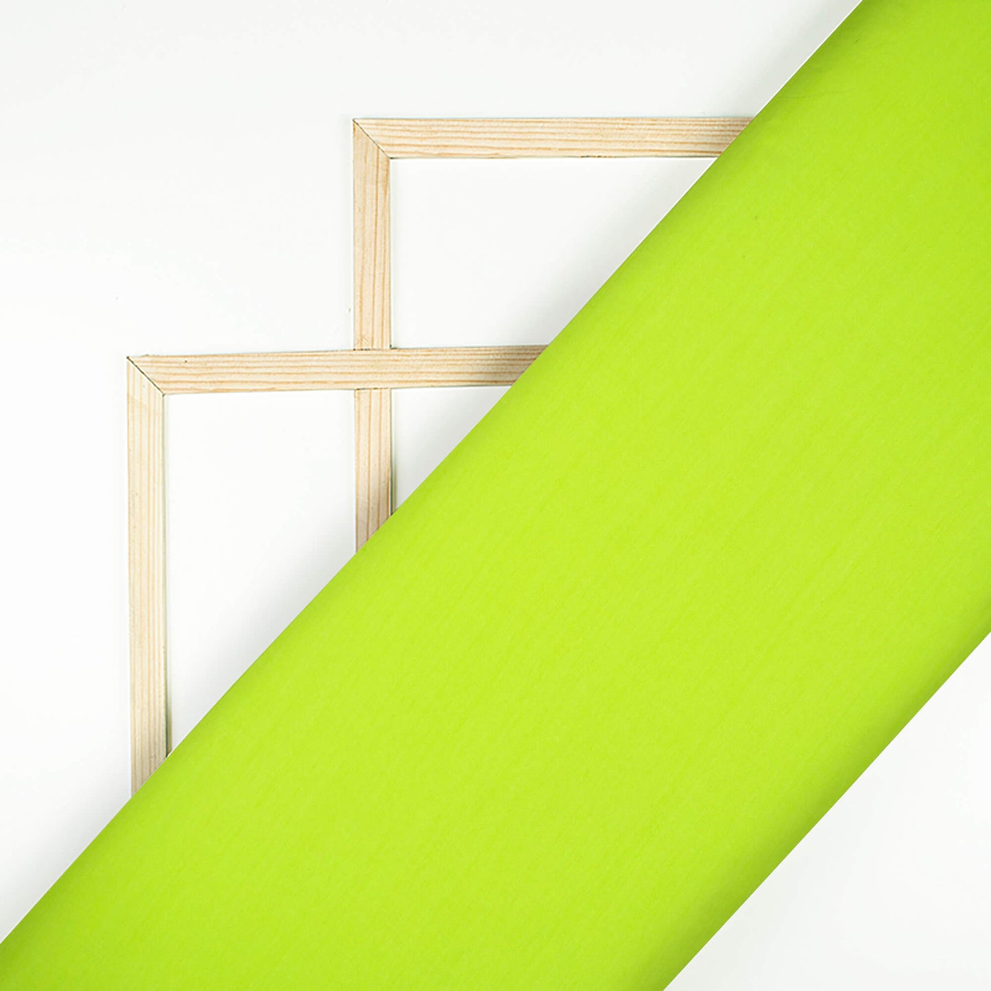 Fluorescent Yellow Plain Neon Butter Crepe Fabric